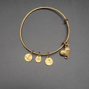 Alex and Ani Cupid Heart with Tail Charm Bracelet